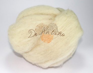 Vellón Cardado Crudo Natural