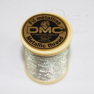 Hilo metalizado plateado DMC