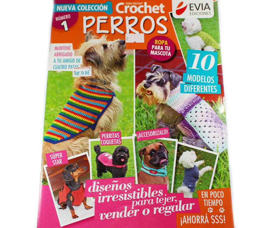 Revista De Crochet Para Perros - Lanas De Antaño