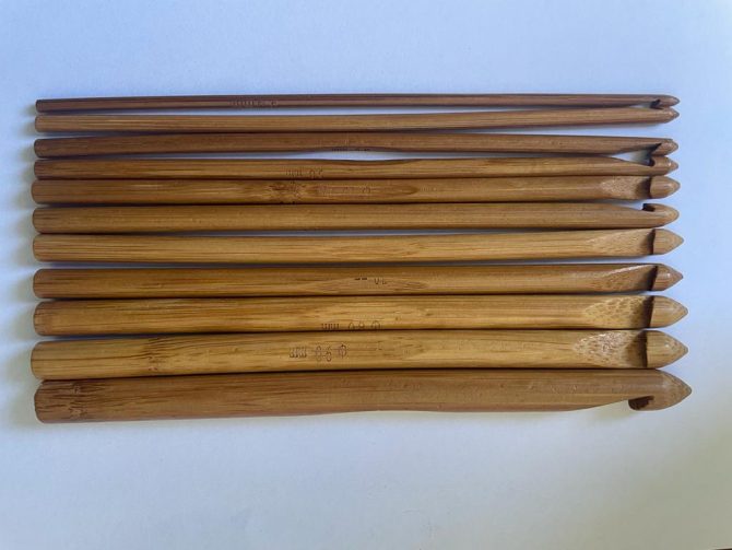 Crochet bamboo surtido