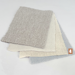 Tela Bouclé De Lana Merino - Gris